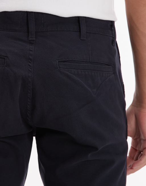 Wrangler regular fit chino trousers in navy, 3 of 5