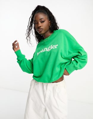 Wrangler deals logo sweatshirt