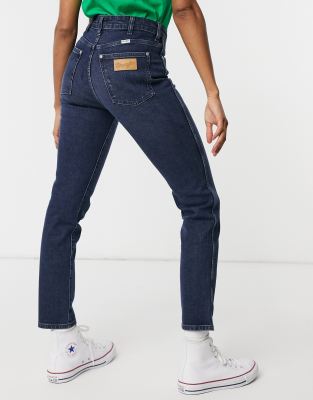 wrangler high waisted mom jeans