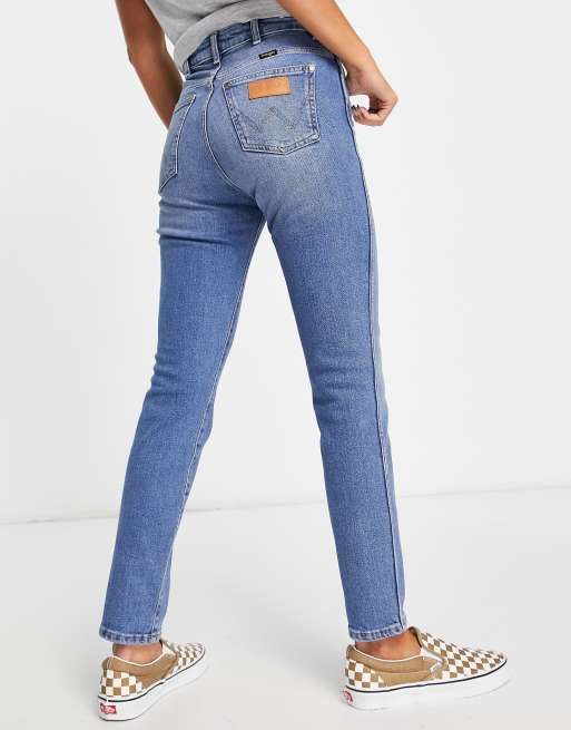 Wrangler retro skinny jeans in savage blue | ASOS