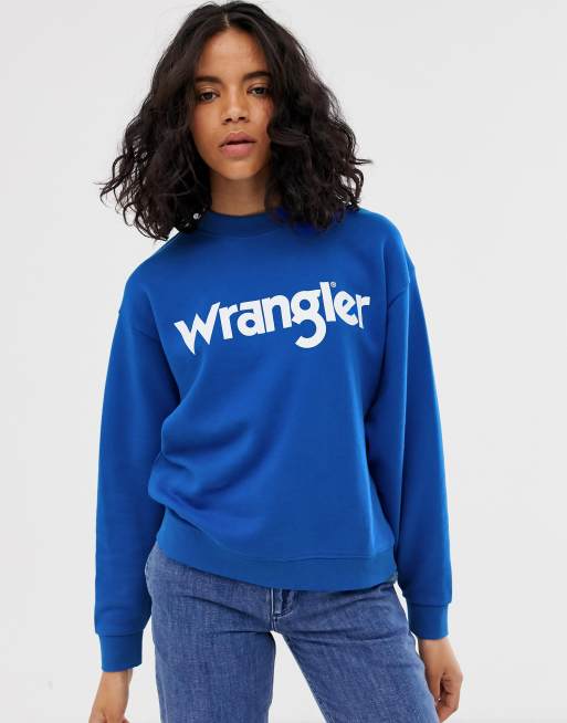 Wrangler retro sweatshirt with front logo | ASOS