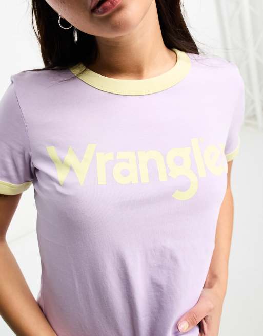 Purple store ringer tee