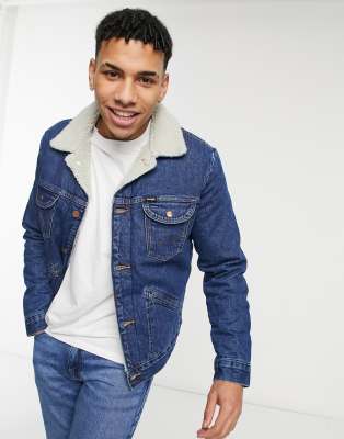 wrangler lined denim jacket