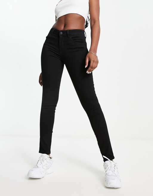 Wrangler skinny jeans in perfect black | ASOS