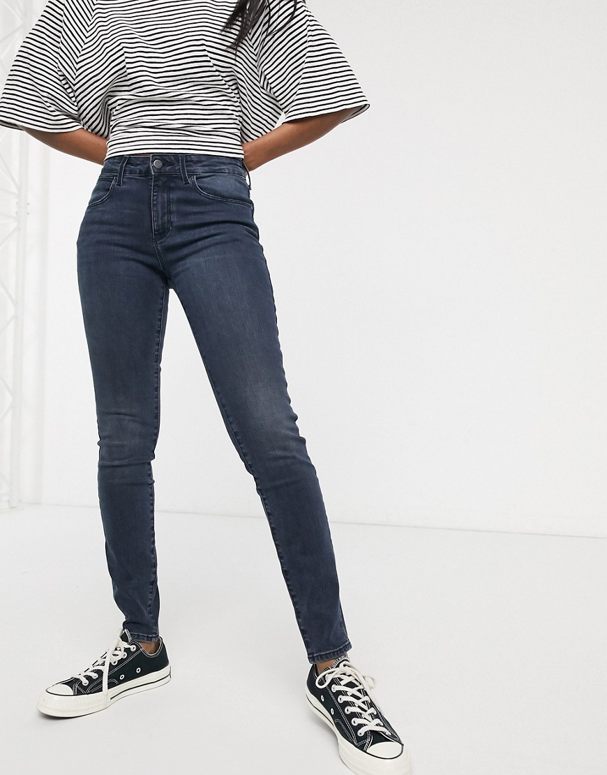 Wrangler – Skinny jeans-Marinblå