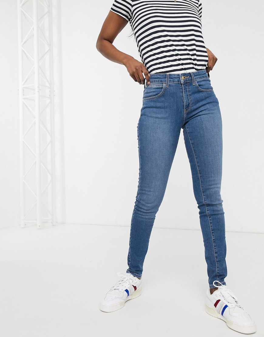 Wrangler – Skinny jeans-Blå