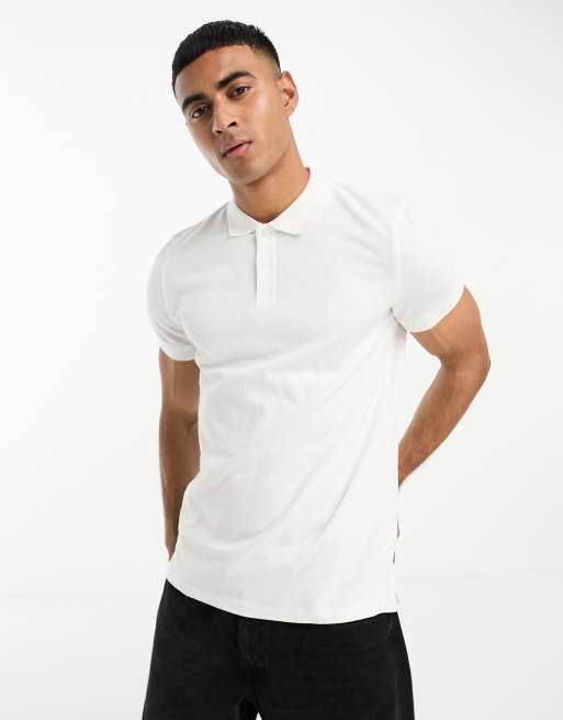 Wrangler solid polo shirt in white | ASOS