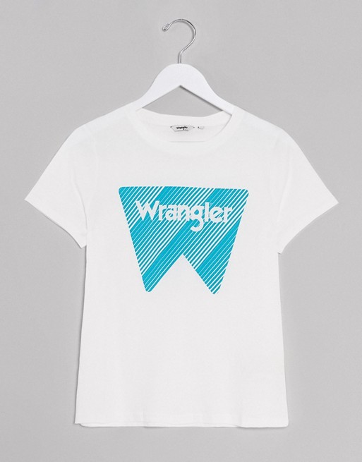 Wrangler ss graphic tee off white