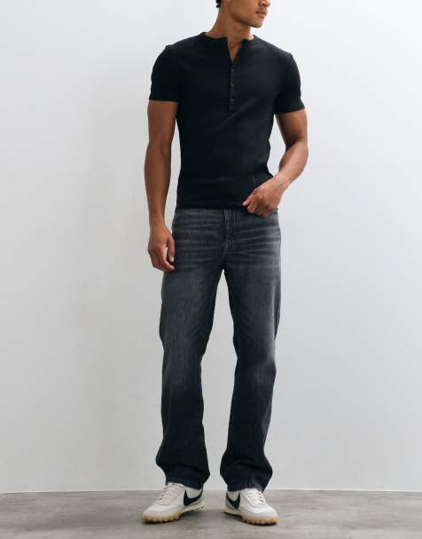 Wrangler straight jeans in grey - view 1
