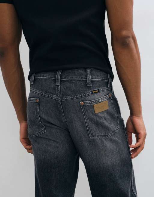 Wrangler straight jeans in grey, 5 of 5