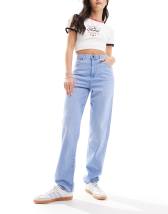 Missguided High Rise Blue Jeans Carrot Leg Size 4 Tall