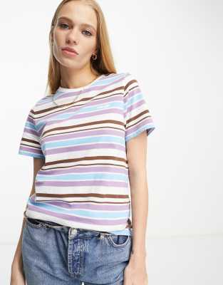 Wrangler Stripe T-shirt In Multi