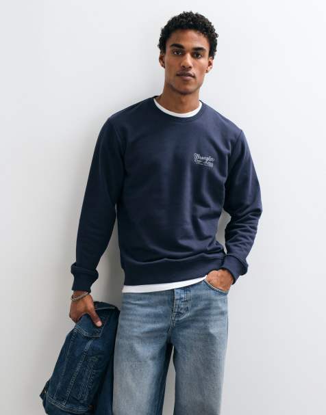 Wrangler sudadera con estampado gráfico en azul - view 1