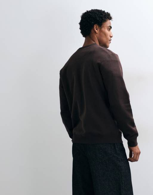 Wrangler sudadera con estampado gráfico marrón, 5 de 5