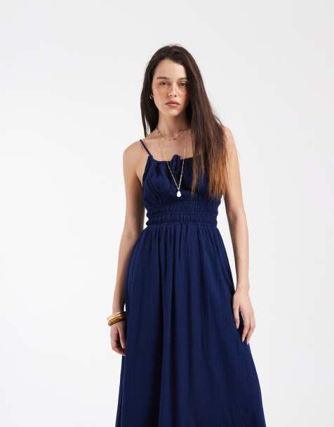 Wrangler summer dress in cobalt blue - view 1