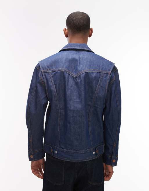 Wrangler – Super Capsule – Granatowa kurtka jeansowa, 3 z 5