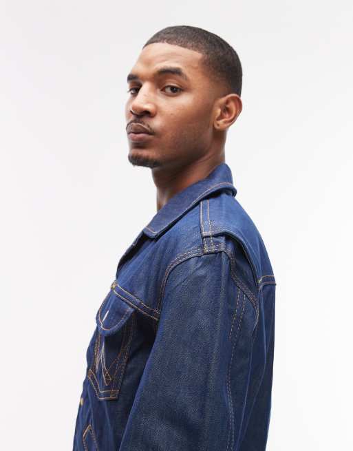 Wrangler – Super Capsule – Granatowa kurtka jeansowa, 4 z 5