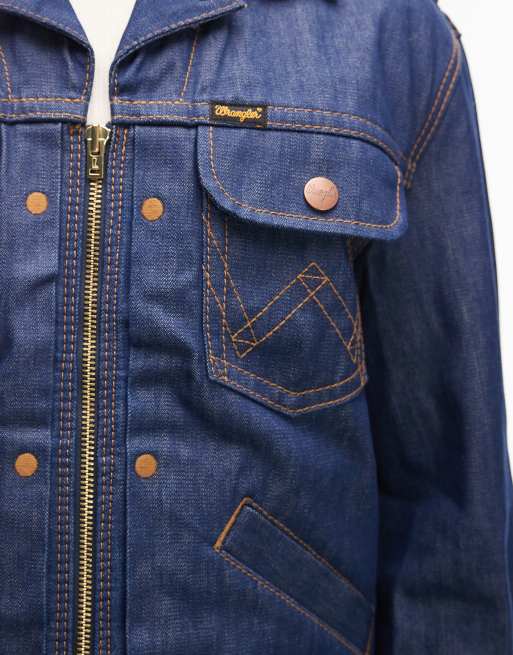 Wrangler – Super Capsule – Granatowa kurtka jeansowa, 5 z 5