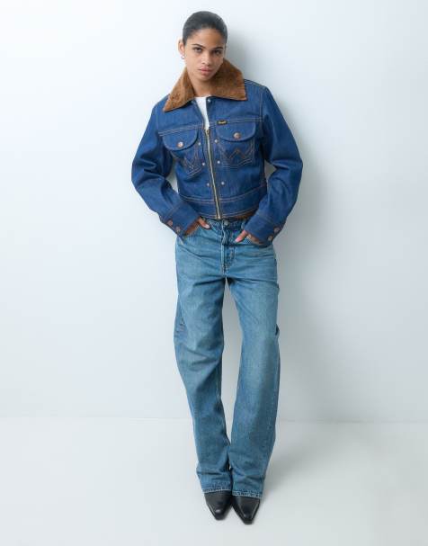 Wrangler Super denim jacket in blue - view 1