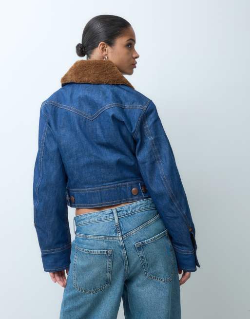Wrangler Super Jeansjacke in Blau, 4 von 4