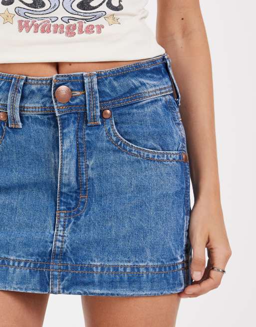 Wrangler Super-Rock in Denim, Mittelblau, 5 von 5