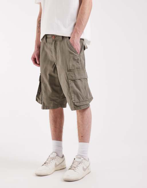 Wrangler – Szorty bojówki w kolorze khaki, 2 z 5
