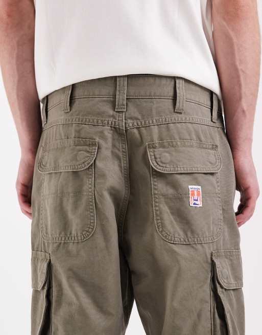 Wrangler – Szorty bojówki w kolorze khaki, 5 z 5