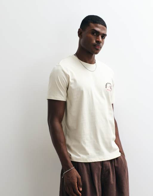 Wrangler - T-shirt à petit motif - Crème, 2 de 5