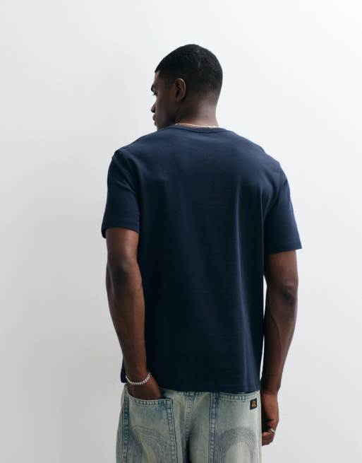 Wrangler - T-shirt blu con tasca, 4 di 5