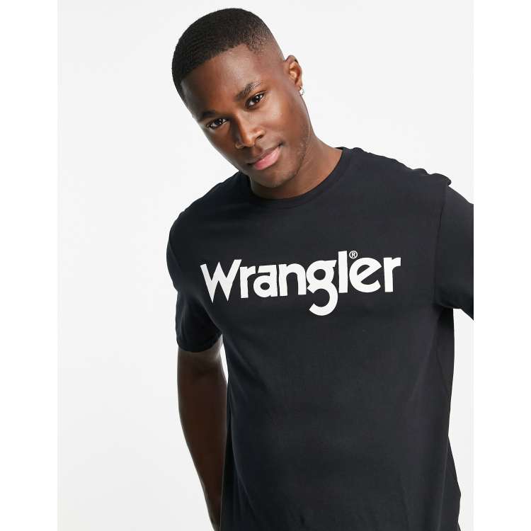Wrangler t-shirt in black | ASOS