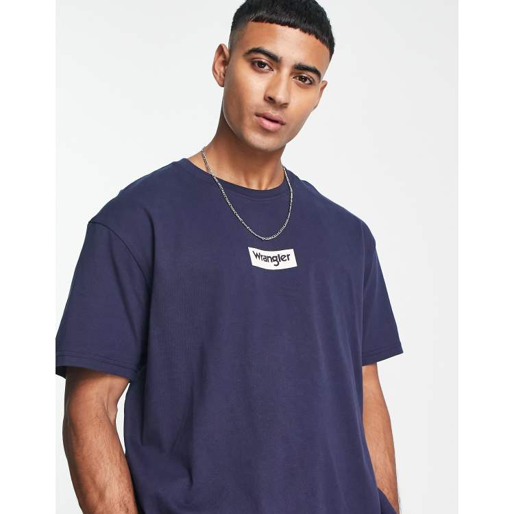 Wrangler t-shirt in navy | ASOS