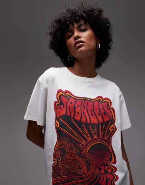 Wrangler – T-Shirt in Weiß mit Grafikprint auf der Brust - view 1