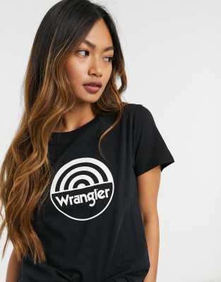 wrangler t shirt black