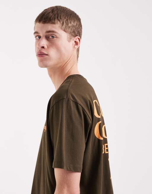 Wrangler – T-shirt w stylu vintage w kolorze khaki, 5 z 5