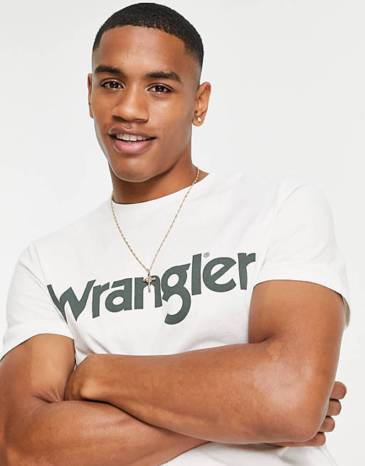 Wrangler – T-shirt z logo