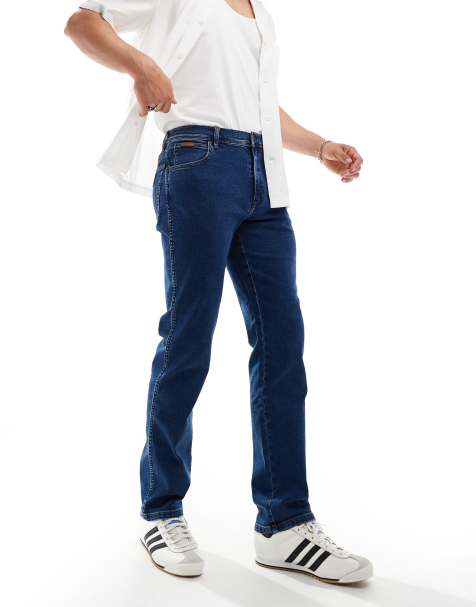 Wrangler - Texas - Jeans met rechte pasvorm in donkere wassing - view 1