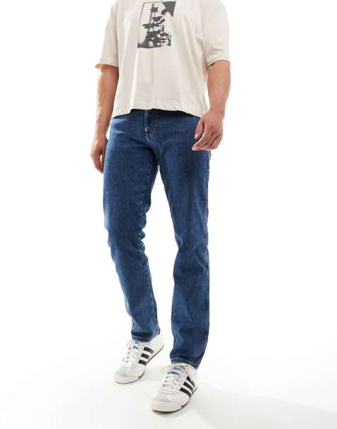 Wrangler – Texas – Niebieskie dopasowane jeansy - view 1