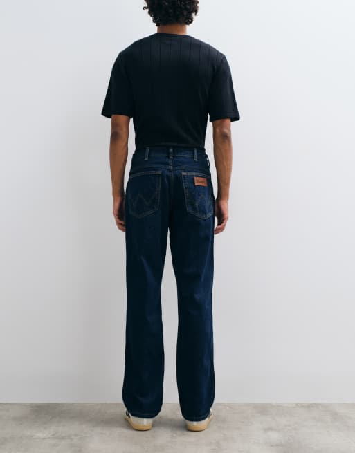 Wrangler texas raka jeans i mörk tvätt, 2 av 5