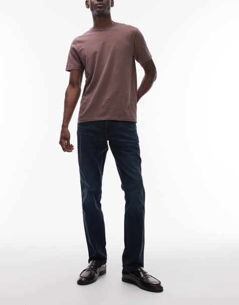 Wrangler Texas slim fit jeans in washed indigo - view 1