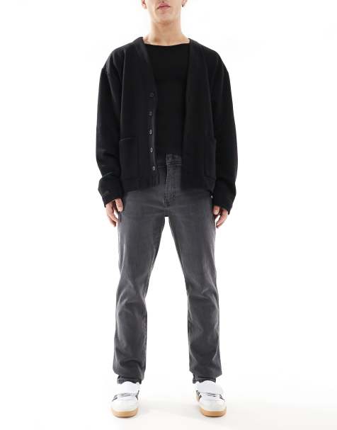 Wrangler - Texas - Slim-fit jeans in zwart met wassing - view 1