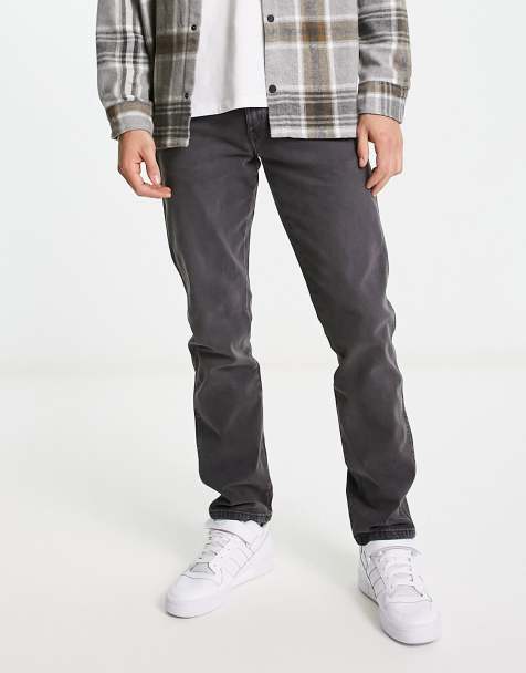 Wrangler Texas slim jeans in grey - view 1