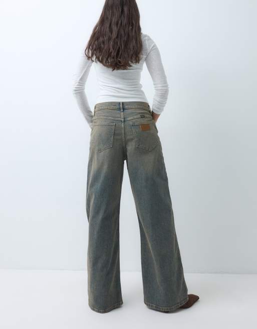 Wrangler ultra barrel denim jeans in washed blue, 5 of 5