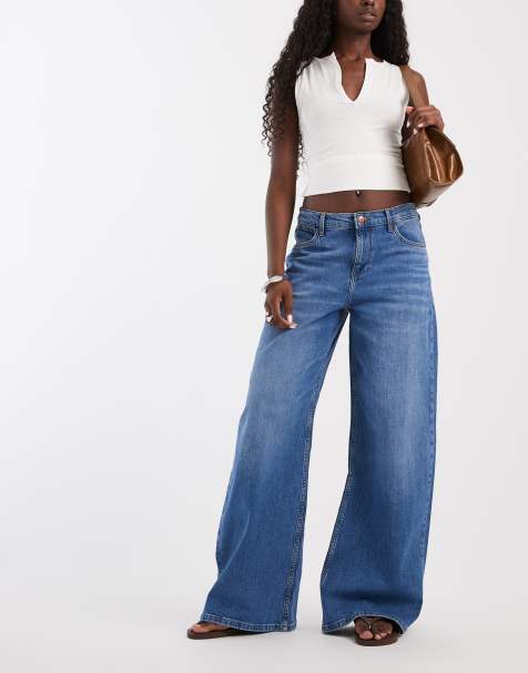 Wrangler ultra barrel jeans i mellemvask - view 1