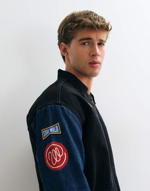 Wrangler veste trail rider en bleu denim, 3 de 5