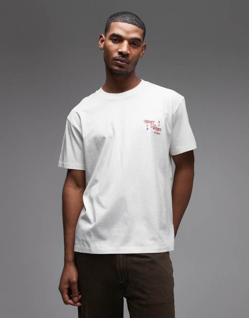 Wrangler – Vintage-T-Shirt in getragenem Weiß, 2 von 5