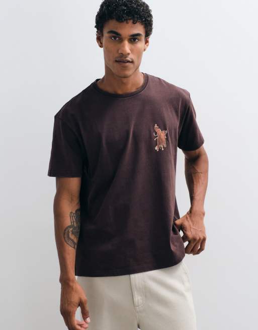 Wrangler vintage tee in brown, 2 of 5
