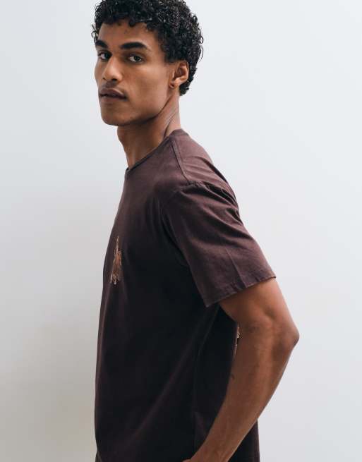 Wrangler vintage tee in brown, 5 of 5