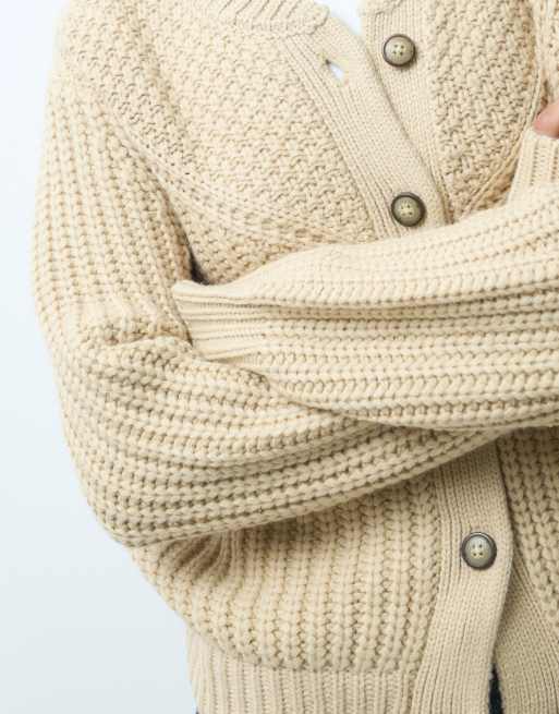 Wrangler western cardigan i beige, 2 af 4