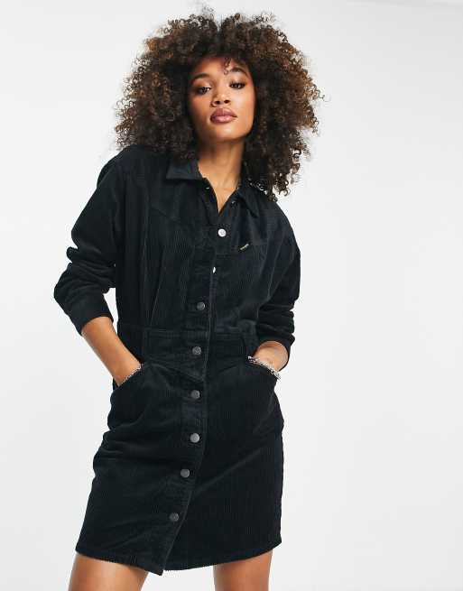 Wrangler western dress in black | ASOS