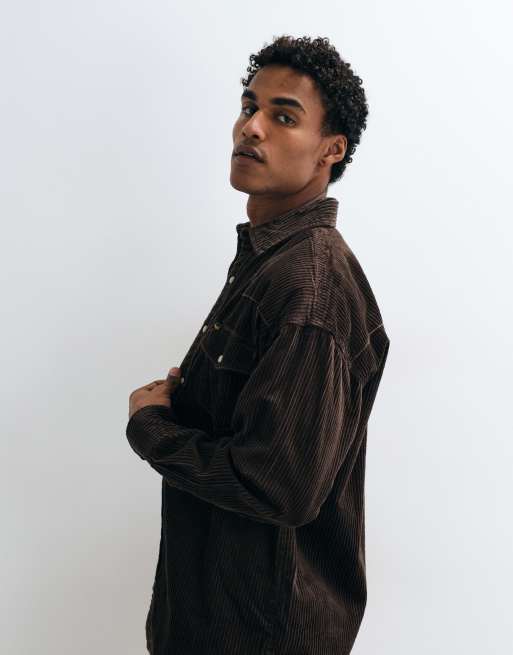 Wrangler western shirt in brown, 2 of 5